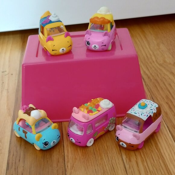 Shopkins Other - SHOPKINS Cutie cars set of 5! + a bonus surprise Cutie Car included w/ purchase!